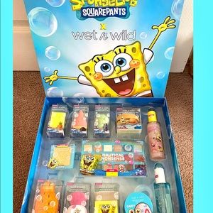 Wet n Wild SpongeBob SquarePants PR Box complete 12pc set cosmetics Nickelodeon